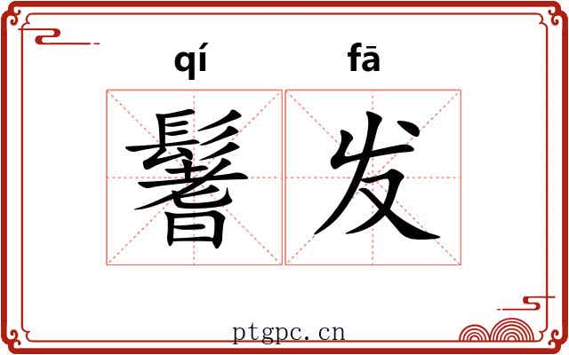 鬐发 鬐发