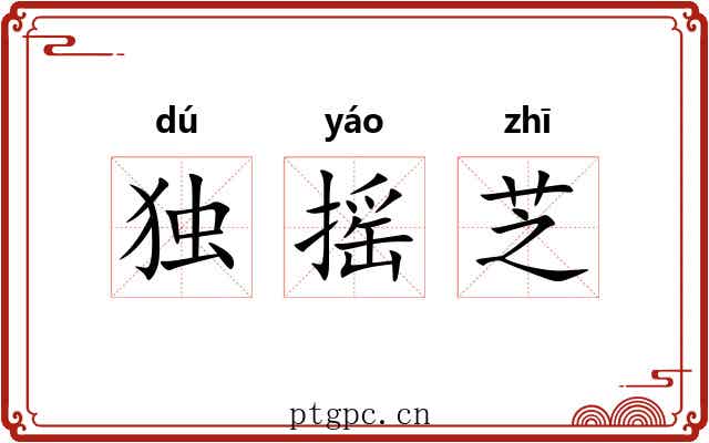 独摇芝