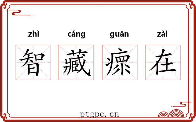 智藏瘝在