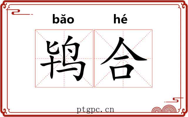 鸨合