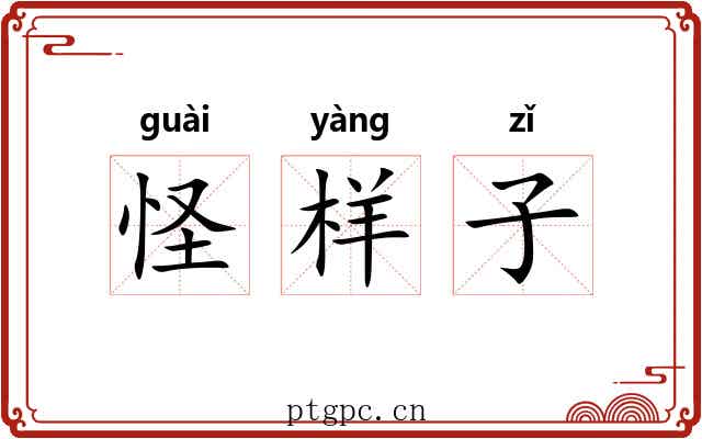 怪样子