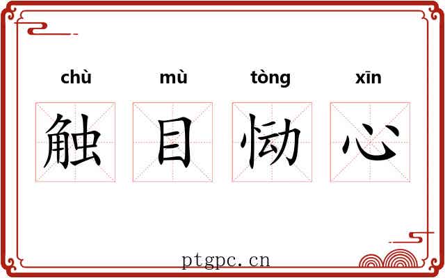触目恸心 触目恸心
