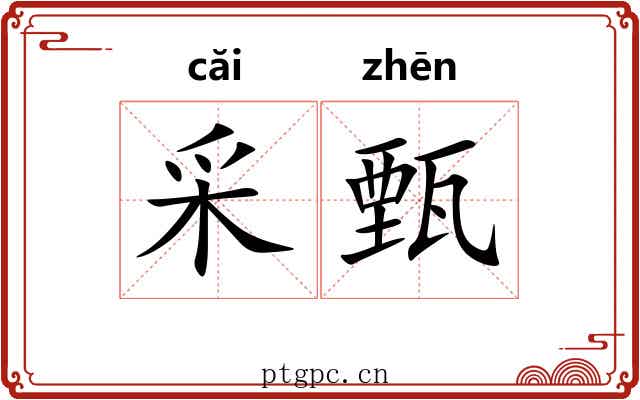 采甄