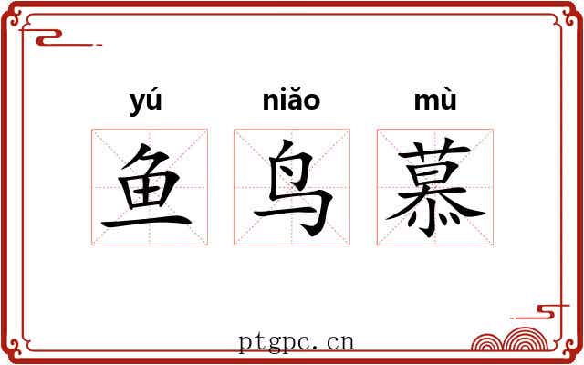 鱼鸟慕