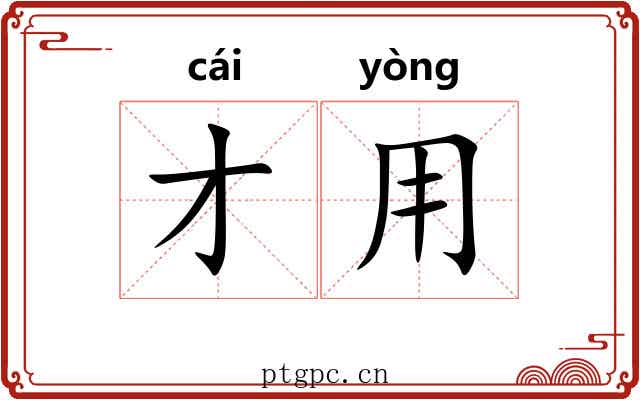 才用 才用