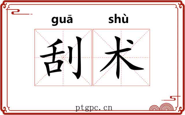 刮术 刮术