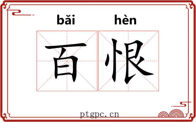 百恨