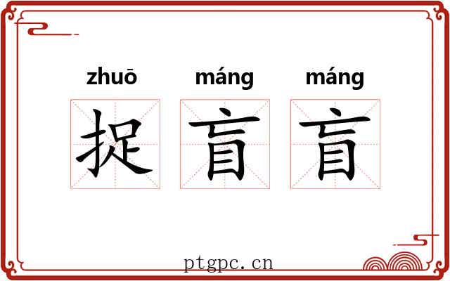 捉盲盲
