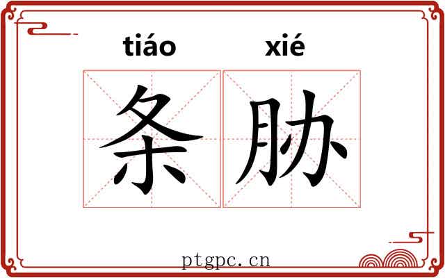 条胁 条胁