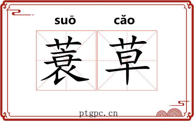 蓑草