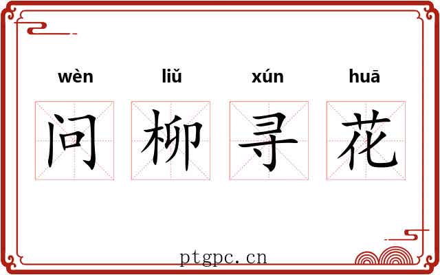 问柳寻花
