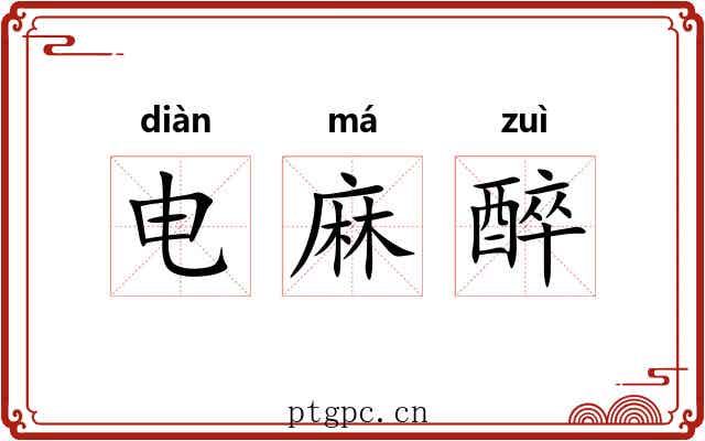 电麻醉 电麻醉