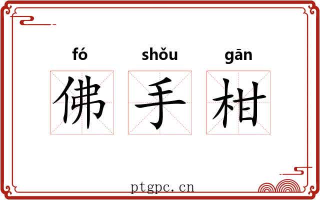 佛手柑