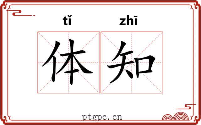 体知