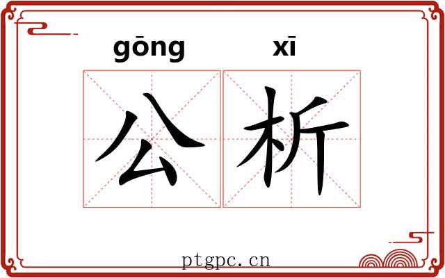 公析