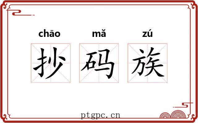 抄码族 抄码族