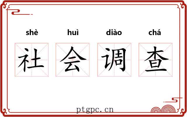 社会调查 社会调查