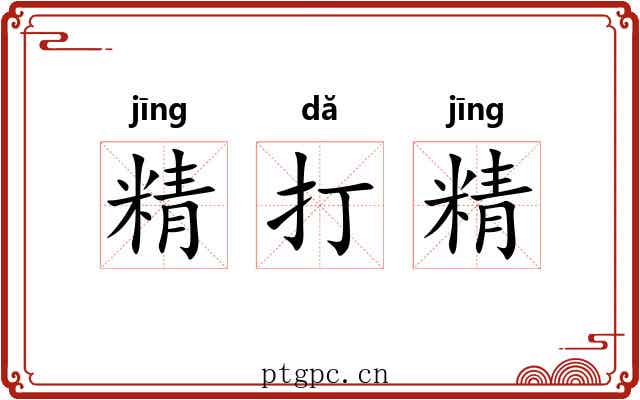 精打精