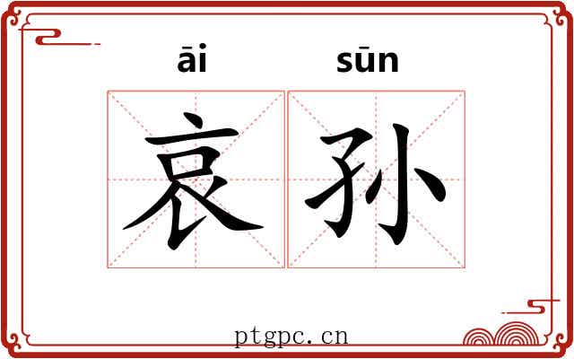 哀孙