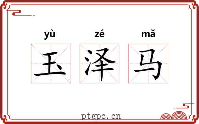 玉泽马 玉泽马