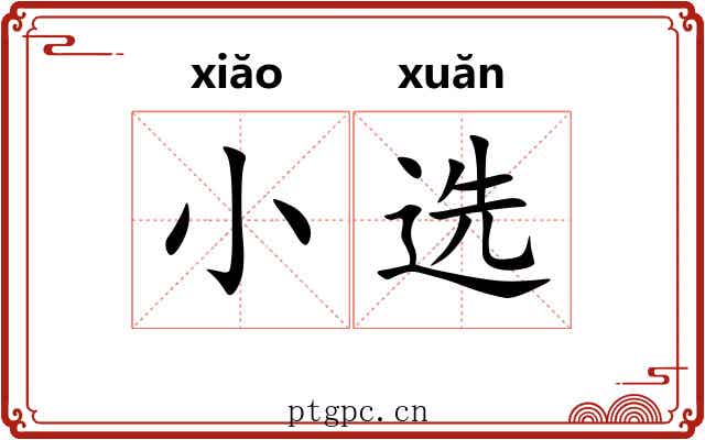 小选 小选