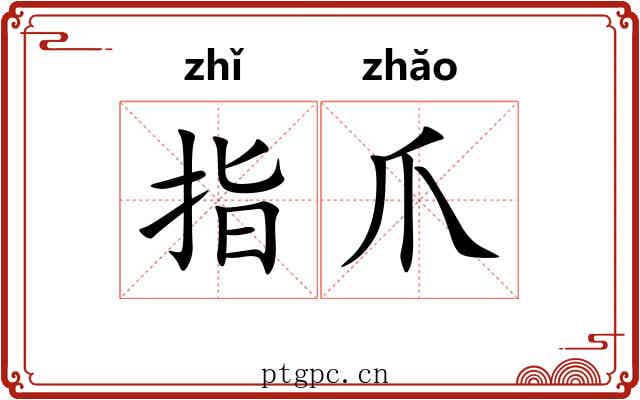指爪 指爪