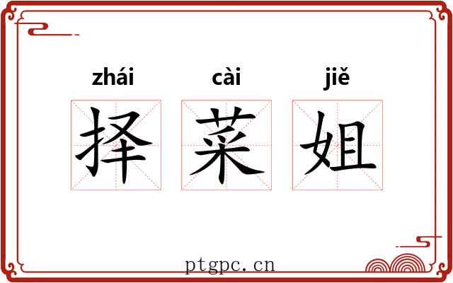 择菜姐