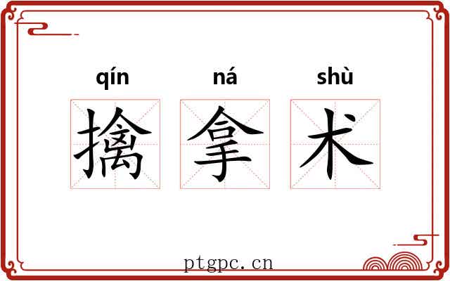 擒拿术 擒拿术