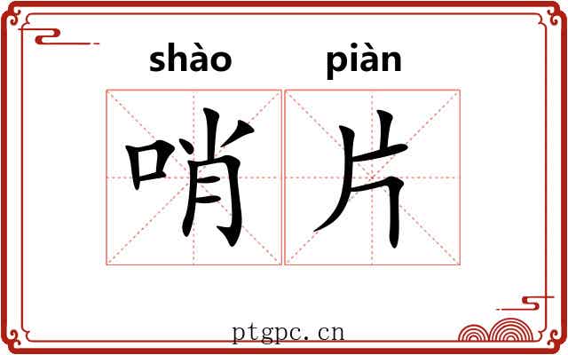 哨片 哨片