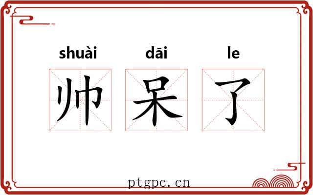 帅呆了 帅呆了