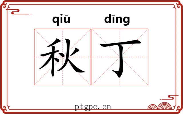 秋丁