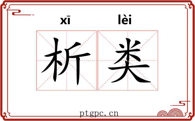 析类