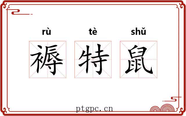 褥特鼠 褥特鼠