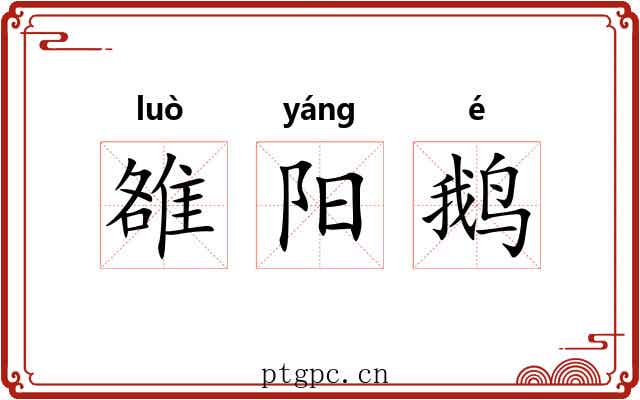雒阳鹅