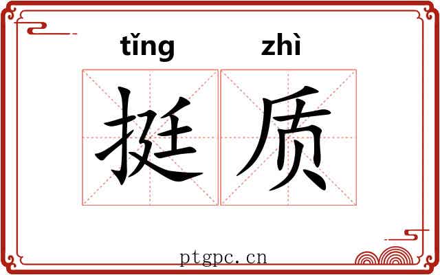 挺质