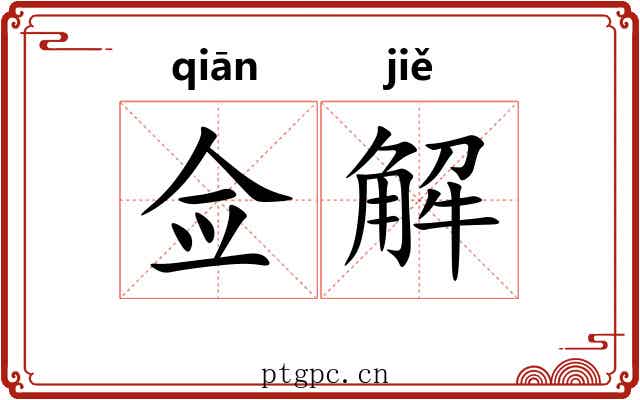 佥解