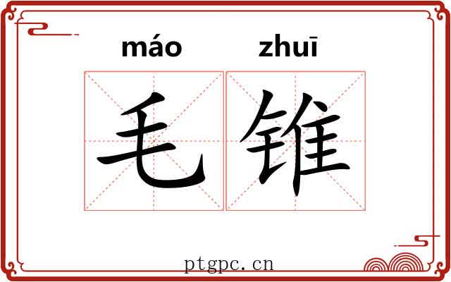 毛锥