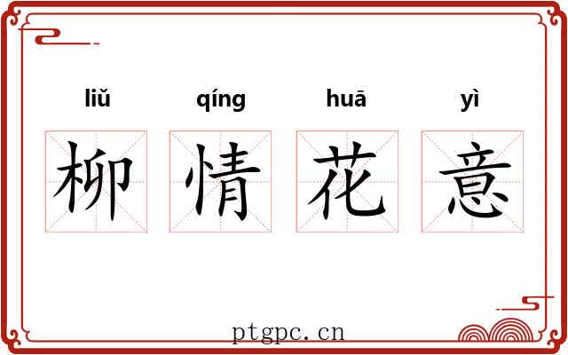 柳情花意