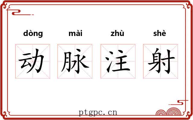 动脉注射