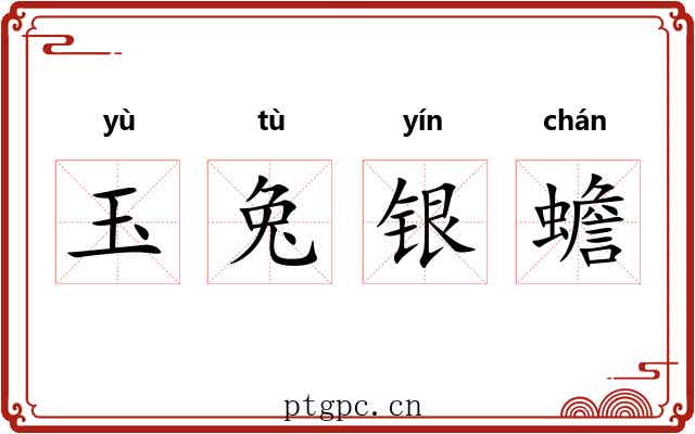 玉兔银蟾 玉兔银蟾