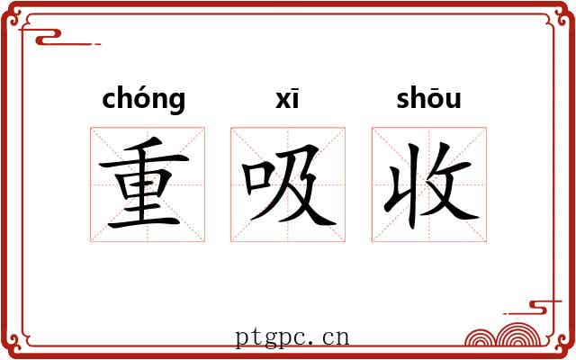 重吸收 重吸收