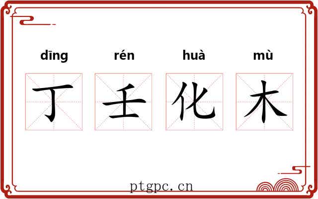 丁壬化木