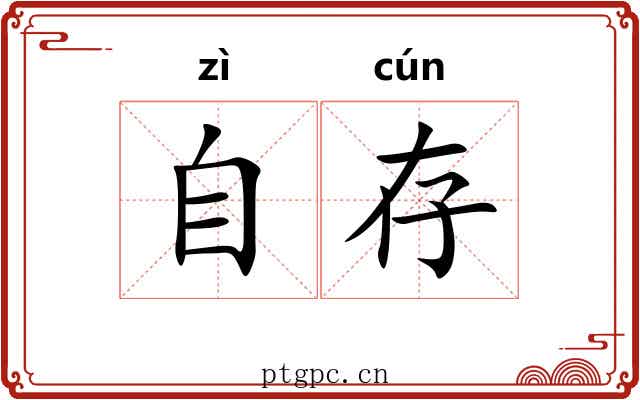 自存
