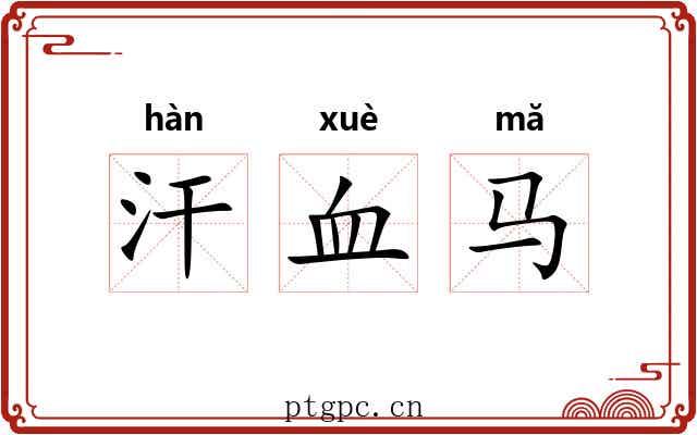 汗血马