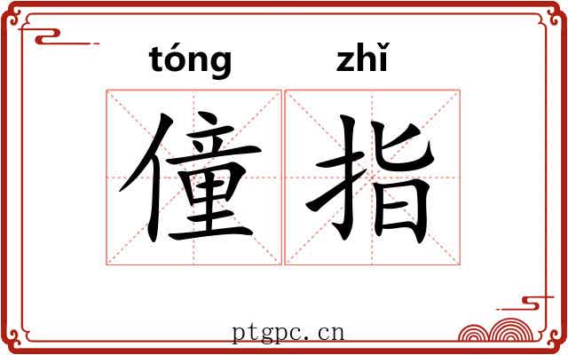 僮指
