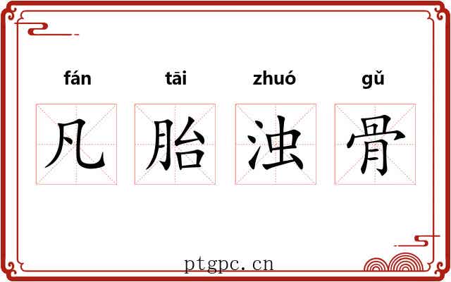 凡胎浊骨