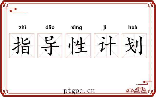 指导性计划