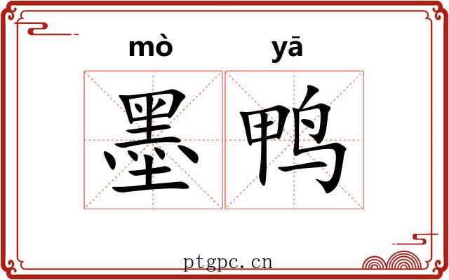墨鸭