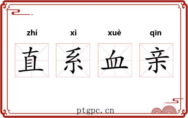 直系血亲 直系血亲