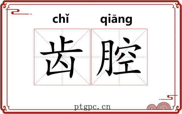 齿腔 齿腔